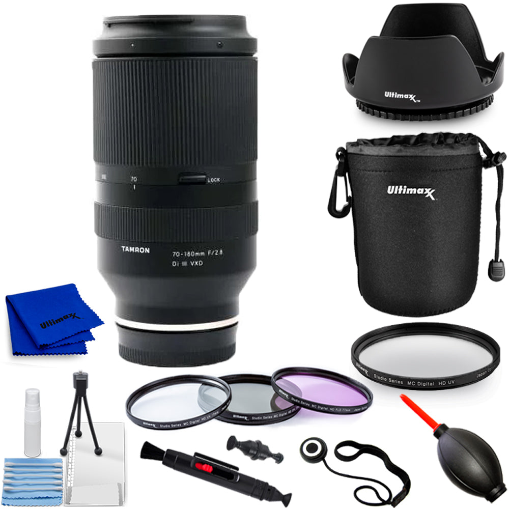 Tamron 70-180mm f/2.8 Di III VC VXD G2 Objektiv (Sony E) AFA065S-700 - Zubehör-Kit