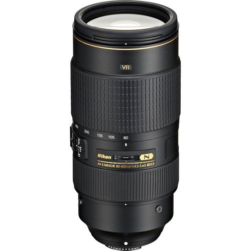 Nikon AF-S NIKKOR 80–400 mm 1:4,5–5,6G ED VR-Objektiv 2208 – 7-teiliges Zubehörpaket