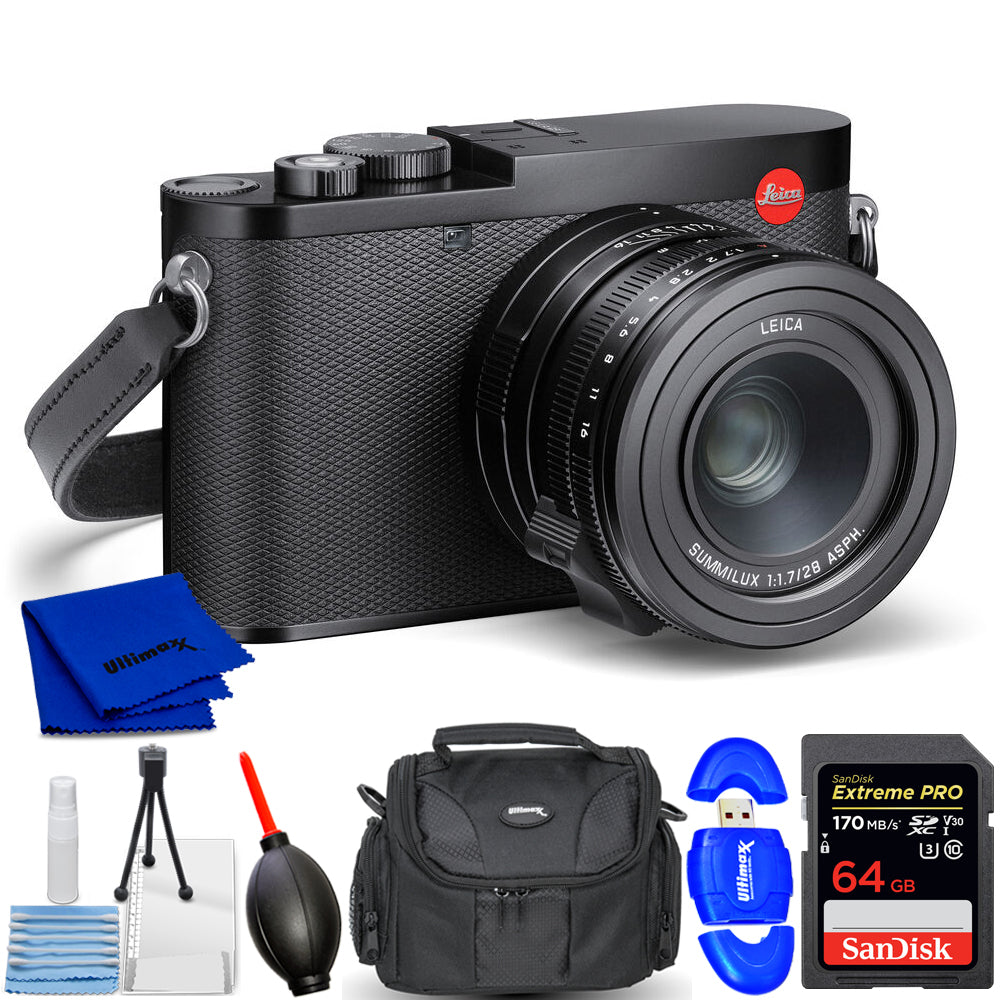 Leica Q3 Digital Camera 19080 - 7PC Accessory Bundle