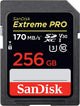 SanDisk 256GB Extreme PRO SDXC UHS-I Card - C10, U3, V30, 4K UHD, SD Card SanDisk