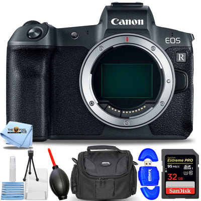 Canon EOS R spiegellose Digitalkamera (nur Gehäuse) + 32 GB + Gadget-Tasche im Paket