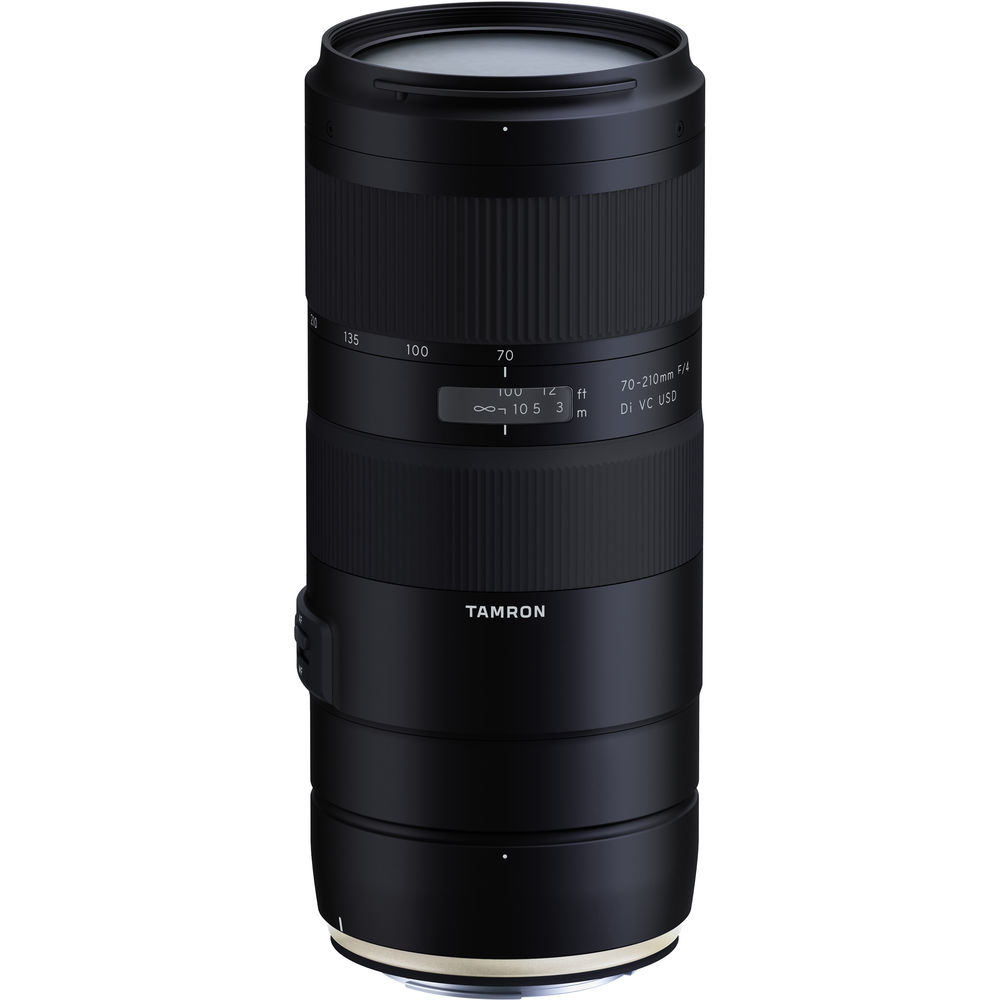 Tamron 70–210 mm f/4 Di VC USD-Objektiv für Canon EF + Filter-Kit + Tulpenblende-Paket