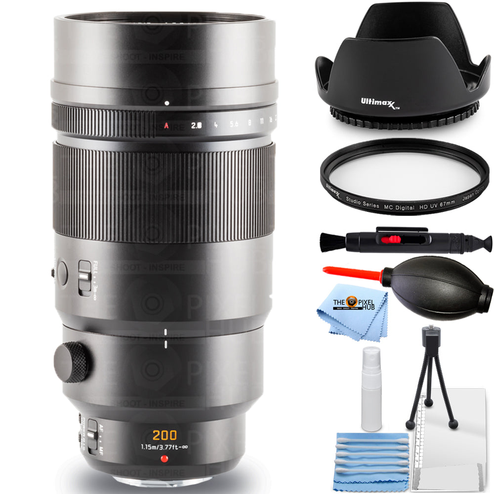 Panasonic Leica DG Elmarit 200 mm f/2.8 POWER OIS-Objektiv + UV-Filterpaket