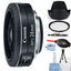 Canon EF-S 24mm f/2.8 STM Objektiv 9522B002 + UV-Ultraviolettfilter-Paket