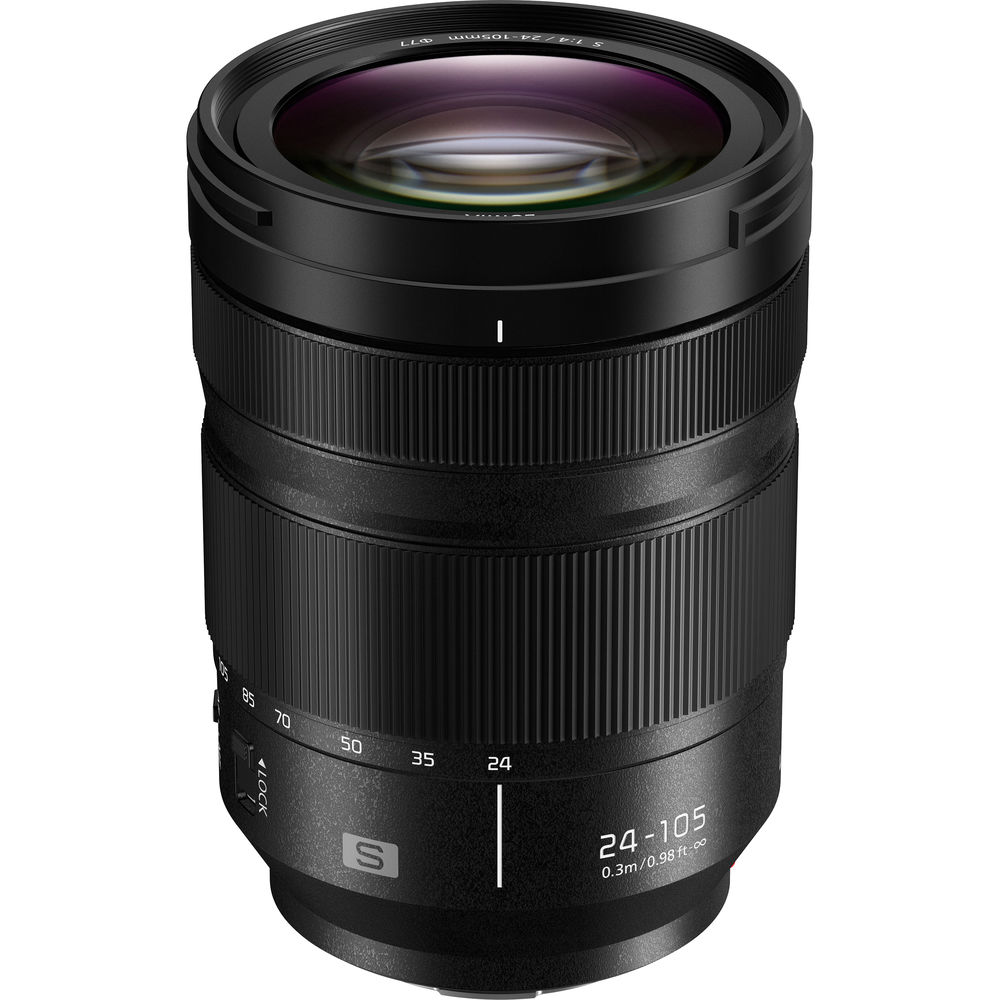 Panasonic Lumix S 24–105 mm f/4 Makro-OIS-Objektiv S-R24105 – 9-teiliges Zubehörpaket