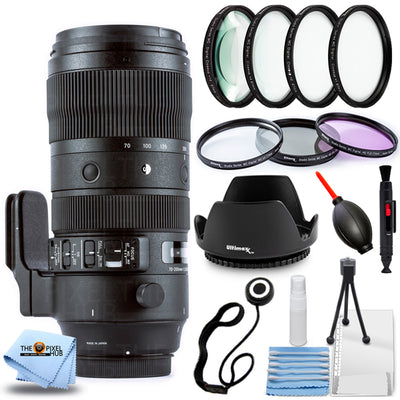 Sigma 70-200mm f/2.8 DG OS HSM Sports Lens for Canon EF - Filter Kit Bundle