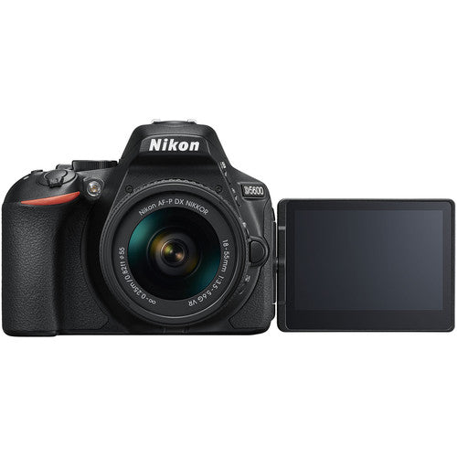 Nikon D5600 DSLR Camera with 18-55mm and 70-300mm VR - Essential 64GB Bundle