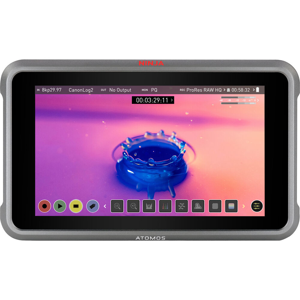 Atomos Ninja V+ 5,2" 8K HDMI H.265 Raw-Aufnahmemonitor + WD Blue 3D 1 TB-Paket