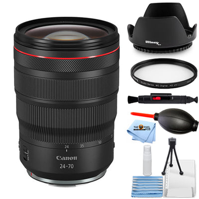 Canon RF 24-70mm f/2.8L IS USM Objektiv 3680C002 + UV-Ultraviolettfilter-Paket