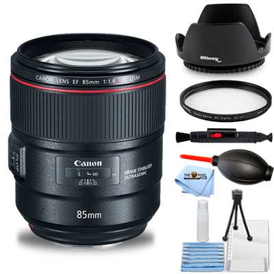 Canon EF 85mm f/1.4L IS USM Objektiv 2271C002 - Essential Accessory Bundle