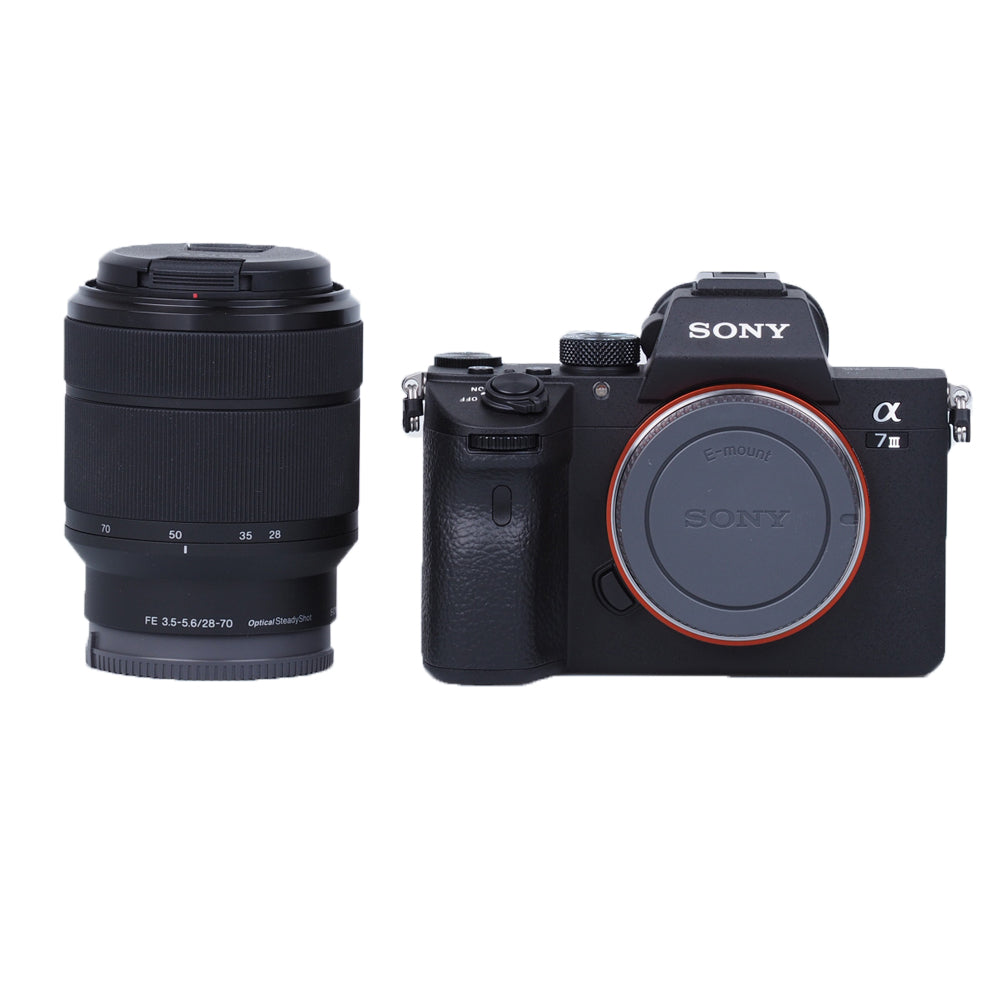 Sony Alpha a7 III spiegellose Digitalkamera mit 28-70 mm – 14-teiliges Zubehörpaket