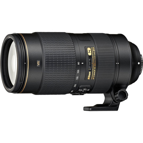 Nikon AF-S NIKKOR 80–400 mm 1:4,5–5,6G ED VR-Objektiv 2208 – 7-teiliges Zubehörpaket