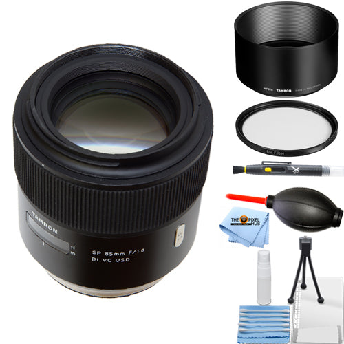 Tamron SP 85mm f/1.8 Di VC USD Objektiv für Nikon F AFF016N700 - Zubehörpaket