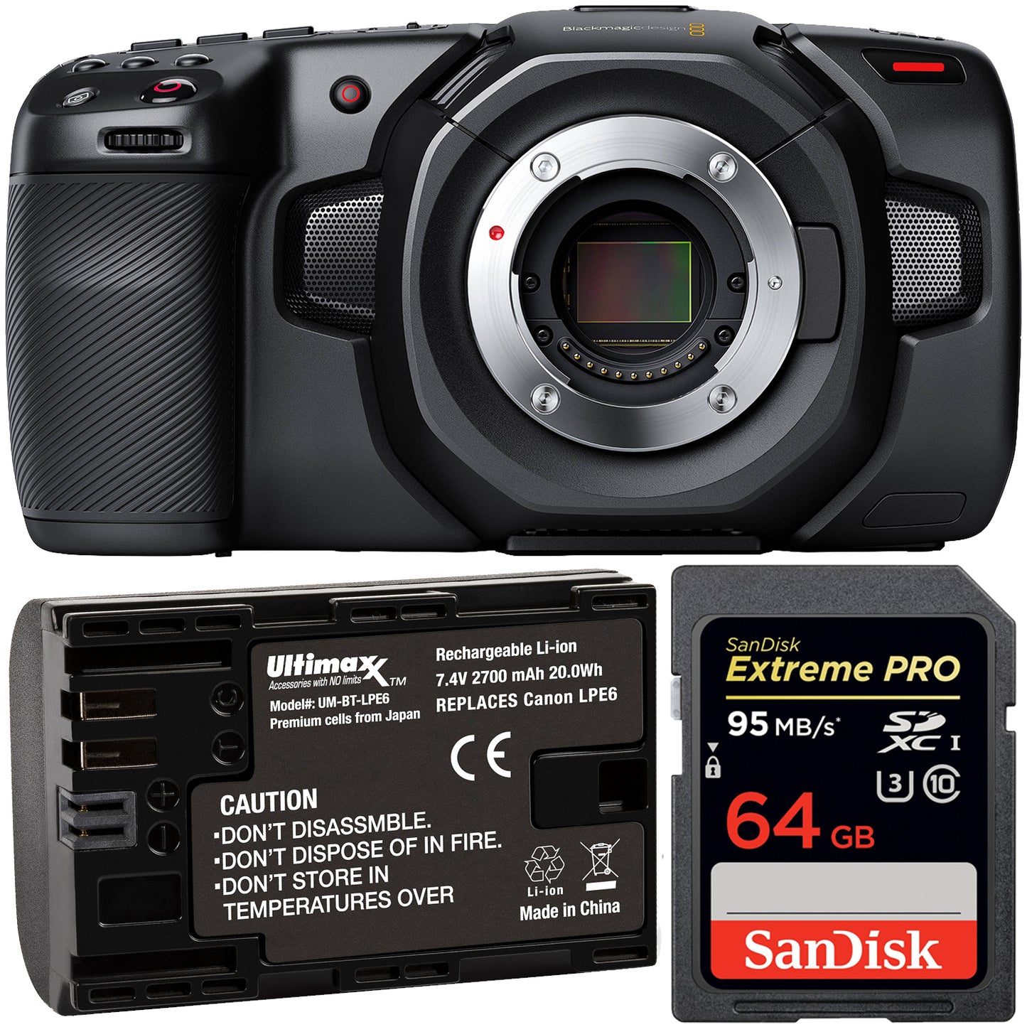 Blackmagic Pocket Cinema Camera 4K-Paket 2