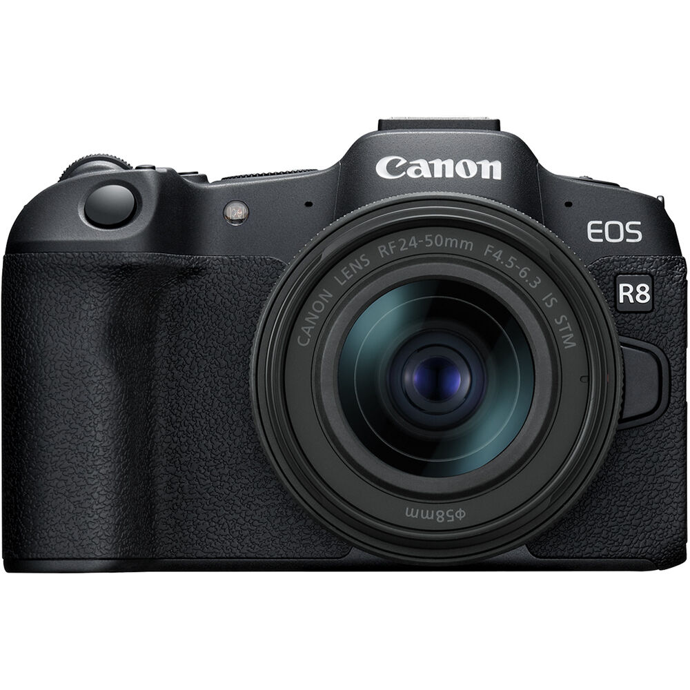 Canon EOS R8 spiegellose Kamera mit RF 24-50mm f/4.5-6.3 IS STM Objektiv - 5803C012