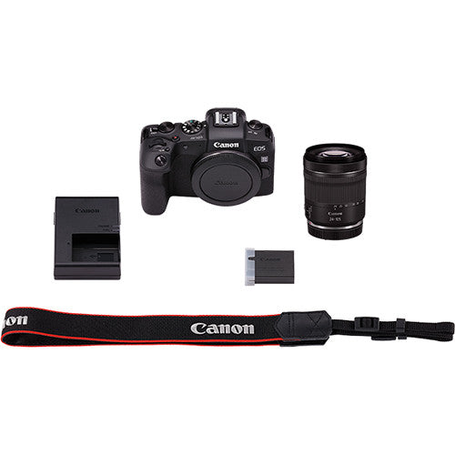 Canon EOS RP spiegellose Kamera mit 24-105 mm f/4-7.1 Objektiv + 32 GB + Blitzpaket