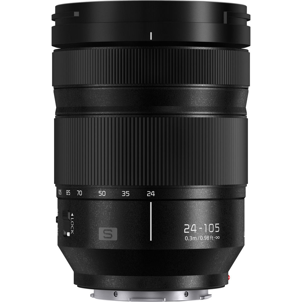 Panasonic Lumix S 24–105 mm f/4 Makro-OIS-Objektiv S-R24105 – 9-teiliges Zubehörpaket