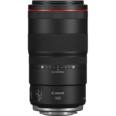 Canon RF 100mm f/2.8L Macro IS USM Objektiv mit 12-teiligem Zubehörpaket