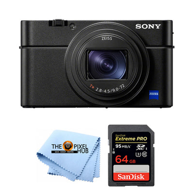 Sony Cyber-shot DSC-RX100 VII Digitalkamera DSC-RX100M7 + 64GB Extreme SD