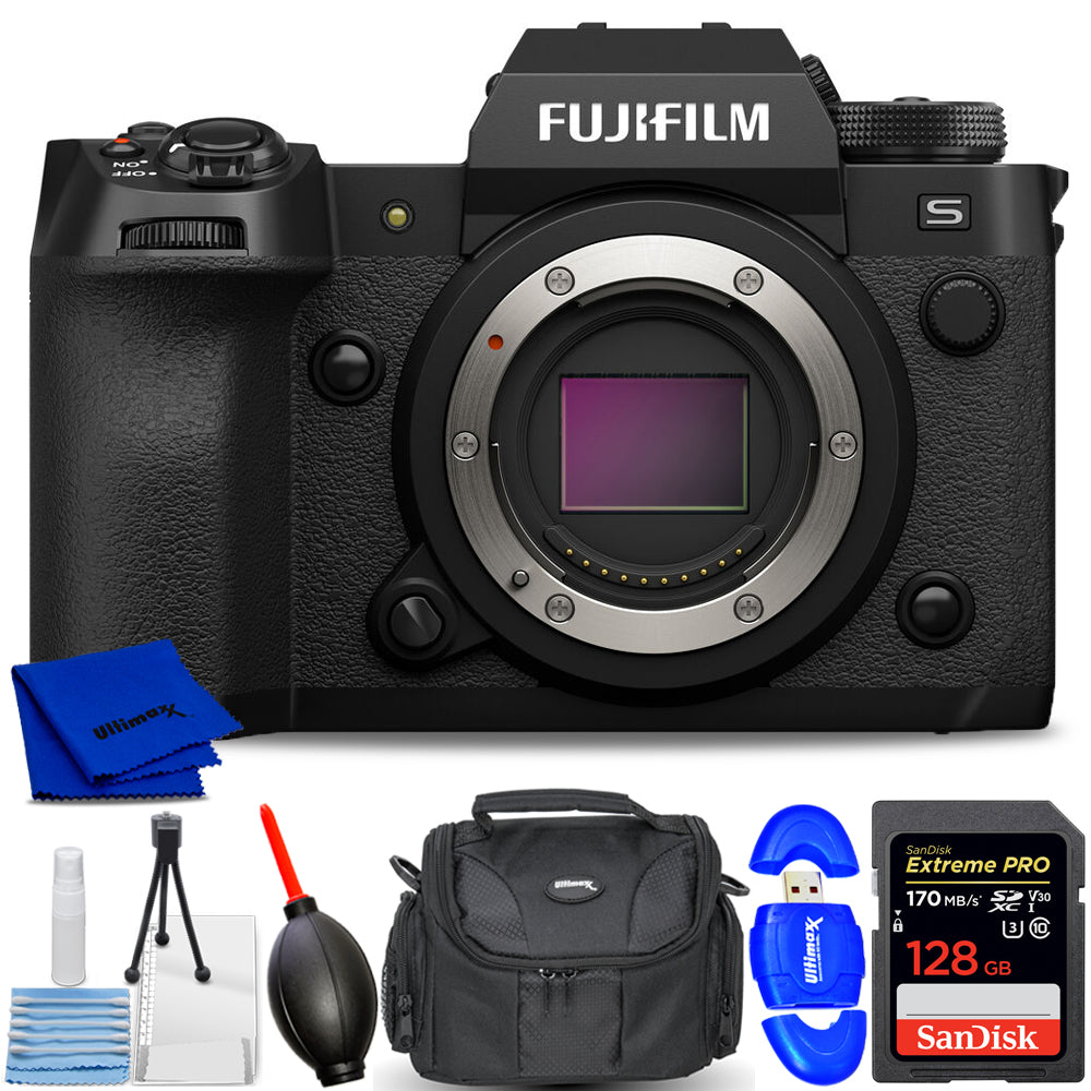 FUJIFILM X-H2S spiegellose Kamera 16756924 - 7-teiliges Zubehörpaket