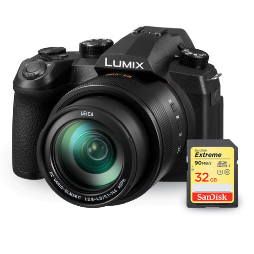 Panasonic Lumix DC-FZ1000 II Digitalkamera DC-FZ1000M2 + Sandisk Extreme 32GB