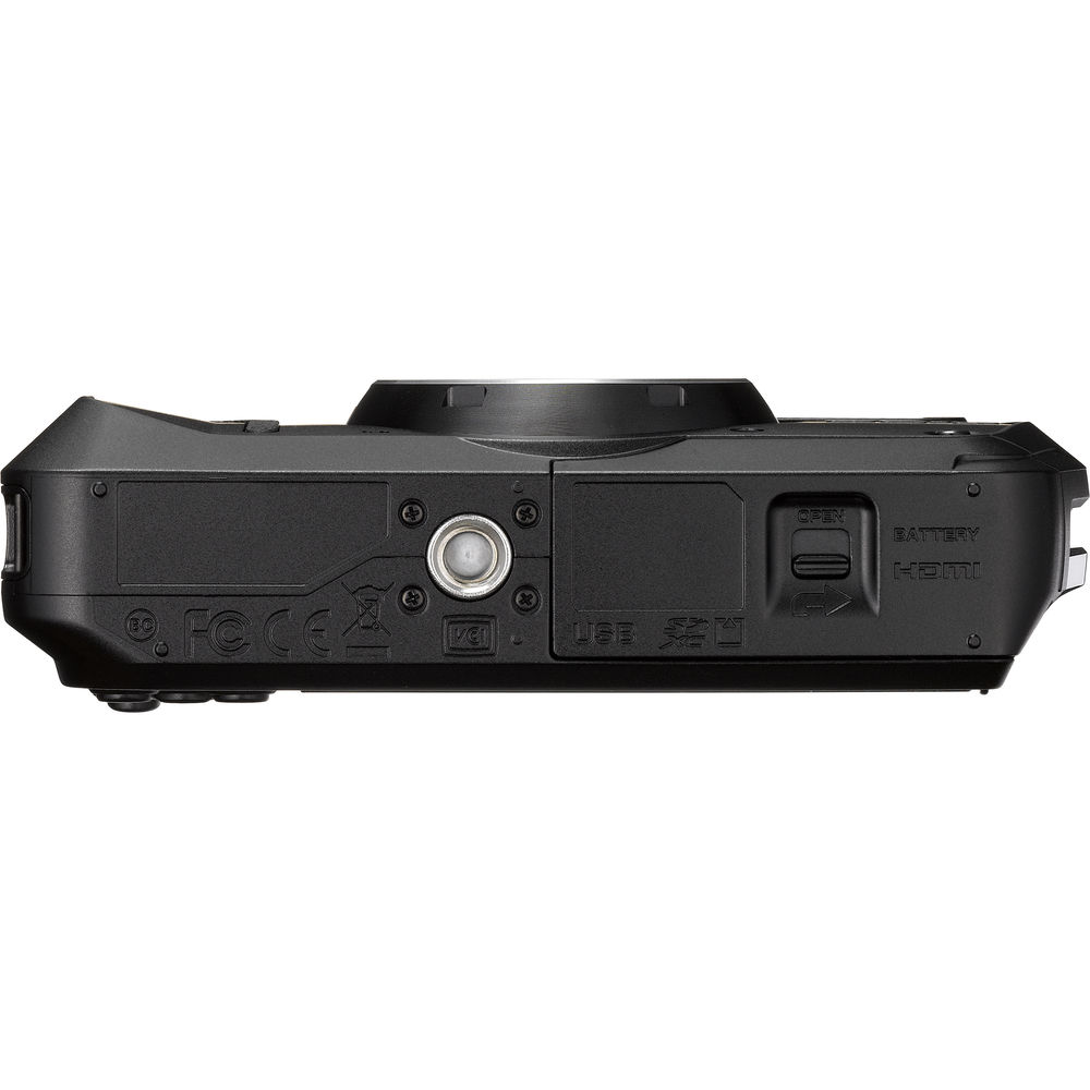 Ricoh WG-6 Digitalkamera (Schwarz) 03843 - 7-teiliges Zubehörpaket