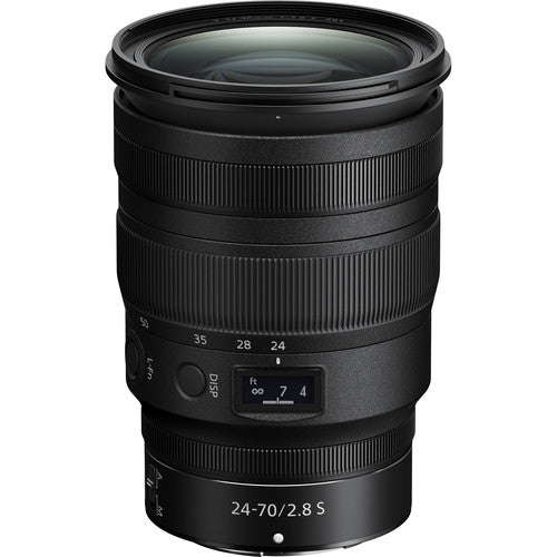 Nikon Z 7 spiegellose Digitalkamera mit 24–70 mm 1:2,8 S + 35-mm-Objektivpaket