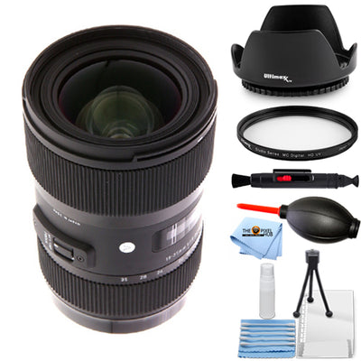 Sigma 18–35 mm f/1,8 DC HSM Art-Objektiv für Canon EF – Essential UV-Filterpaket