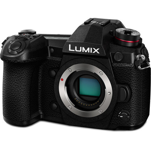 Panasonic Lumix DC-G9 spiegellose Micro 4/3 Digitalkamera (Gehäuse) – 64 GB Paket