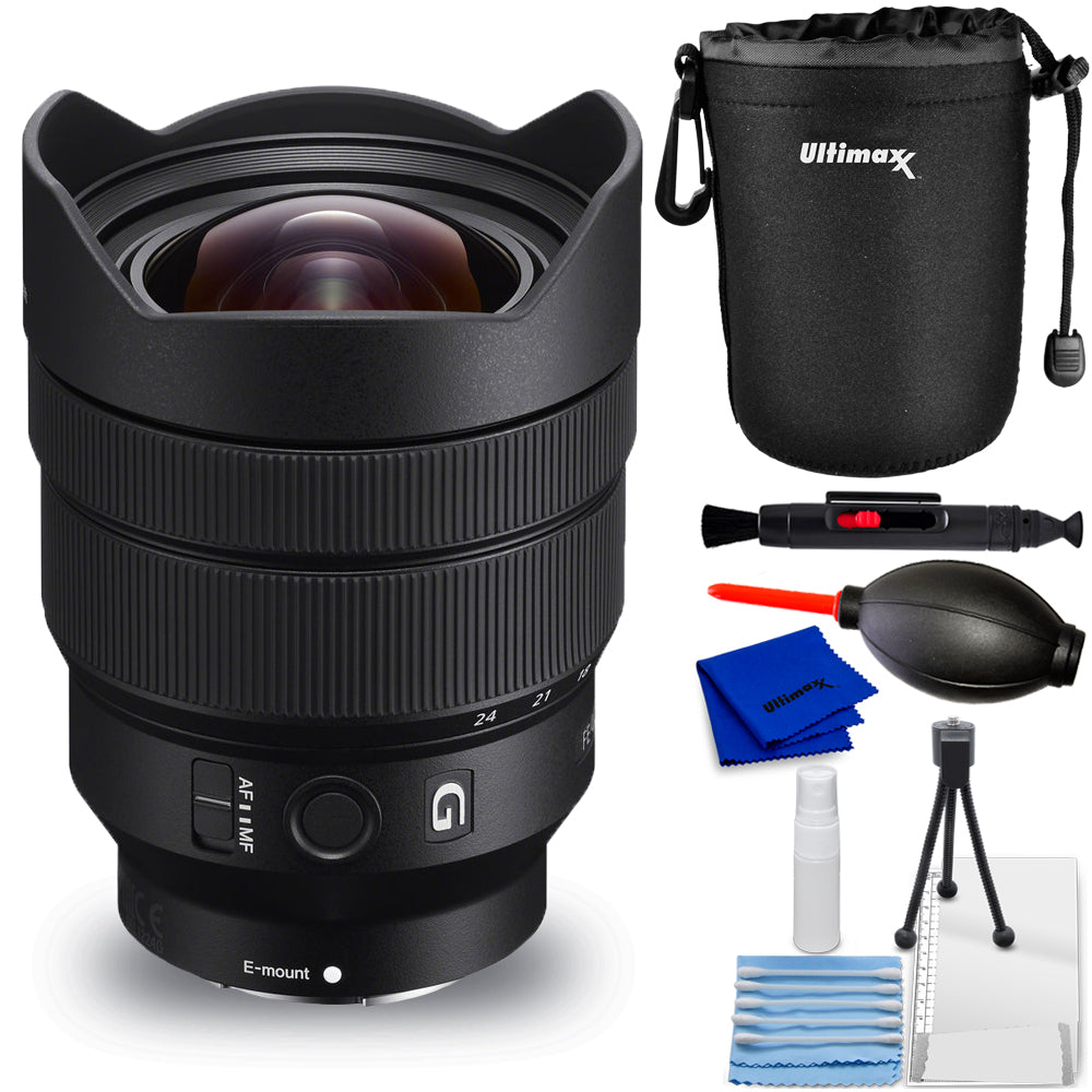 Sony FE 12-24mm f/4 G Lens SEL1224G - 6PC Accessory Bundle