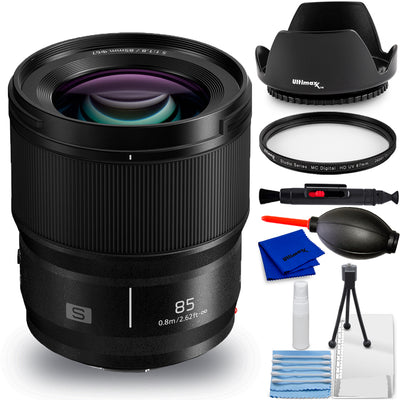 Panasonic Lumix S 85 mm f/1.8 Objektiv S-S85 - 7-teiliges Zubehörpaket