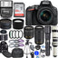 Nikon D5600 Kamera mit 18-55 mm + 70-300 mm VR + 500 mm + 650-1300 mm 64 GB Paket