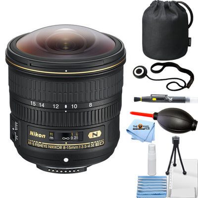 Nikon AF-S Fisheye NIKKOR 8–15 mm 1:3,5–4,5E ED-Objektiv – Essential Bundle