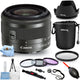 Canon EF-M 15-45mm f/3.5-6.3 IS STM Lens (Graphite) Bundle - New in White Box Canon