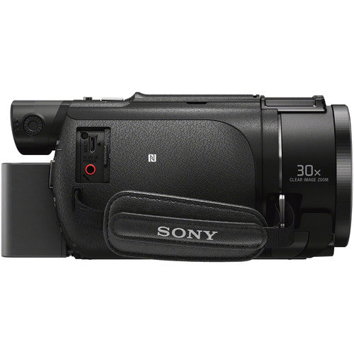 Sony FDR-AX53 4K Ultra HD Handycam Camcorder (Schwarz) - 15-teiliges Zubehörpaket