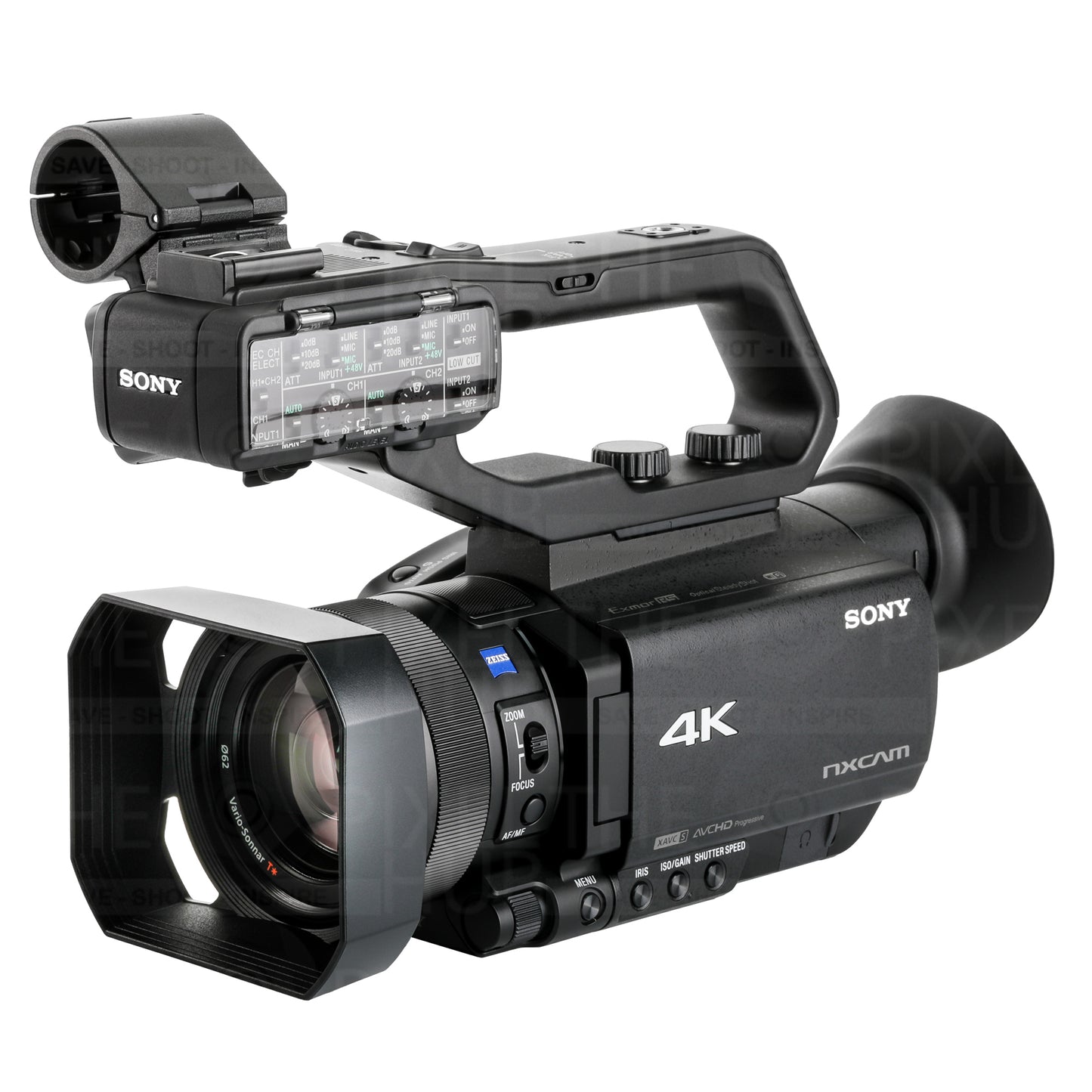 Sony HXR-NX80 Full HD XDCAM mit HDR und schnellem Hybrid-AF – 7-teiliges Zubehörpaket