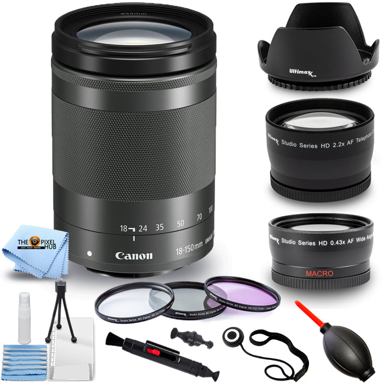 Canon EF-M 18-150mm f/3.5-6.3 IS STM Objektiv (Graphit) weiße Box - 10er-Paket