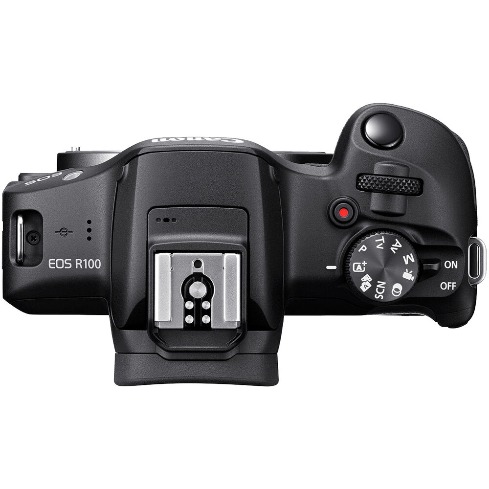 Canon EOS R100 spiegellose Kamera 6052C002 – 12-teiliges Zubehörpaket