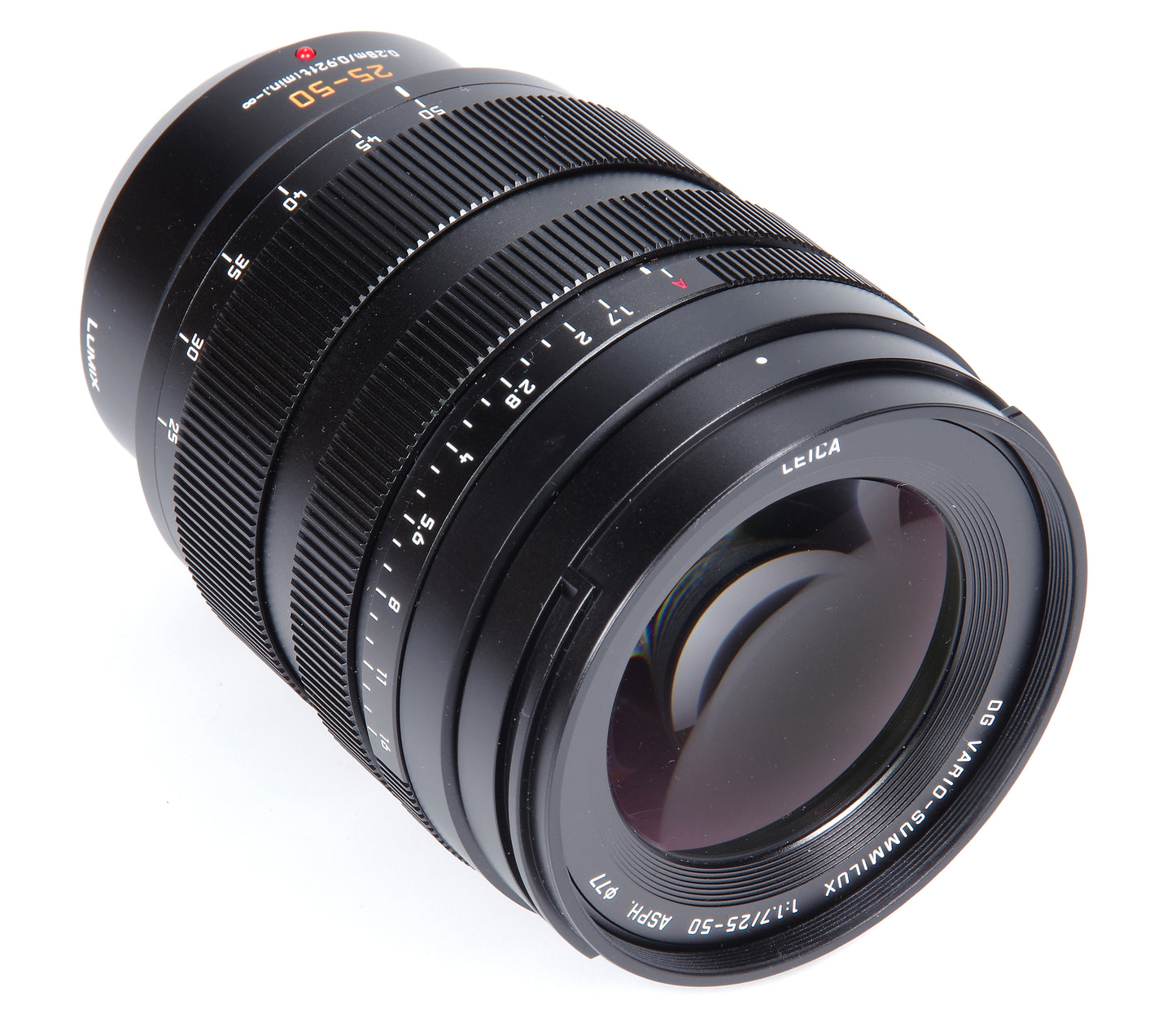 Panasonic Leica DG Vario-Summilux 25–50 mm 1:1,7 ASPH. Objektiv – 7-teiliges Zubehörset