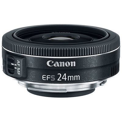 Canon EF-S 24mm f/2.8 STM Objektiv 9522B002 + UV-Ultraviolettfilter-Paket