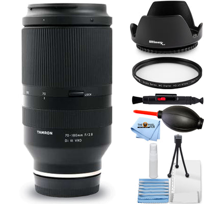 Tamron 70-180 mm f/2.8 Di III VXD-Objektiv für Sony E – 7-teiliges Zubehörpaket