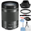 Canon EF-M 18-150mm f/3.5-6.3 IS STM Objektiv (Graphit) 1375C002 - UV-Filterpaket