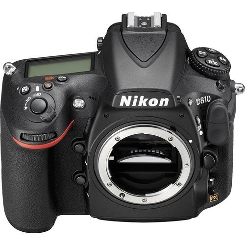 Nikon D810 DSLR-Kamera (nur Gehäuse) 1542 – 12-teiliges Zubehörpaket