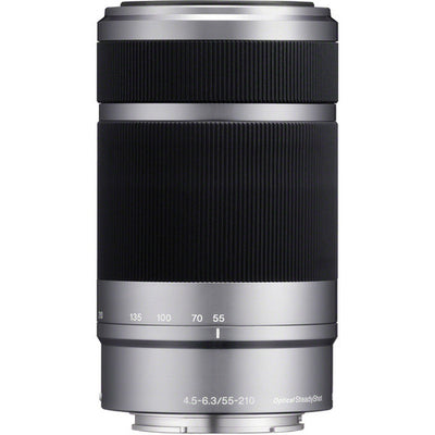 Sony E 55-210 mm f/4,5-6,3 OSS-Objektiv (Silber) SEL55210