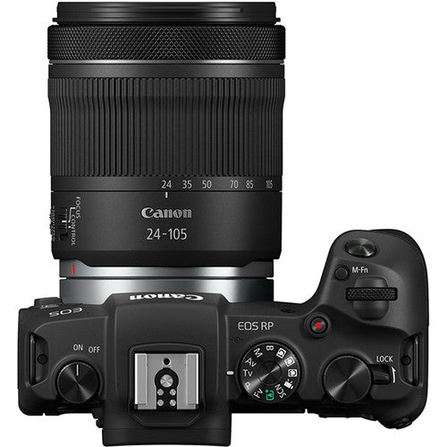 Canon EOS RP spiegellose Kamera mit 24-105 mm f/4-7.1 Objektiv + 32 GB + Blitzpaket