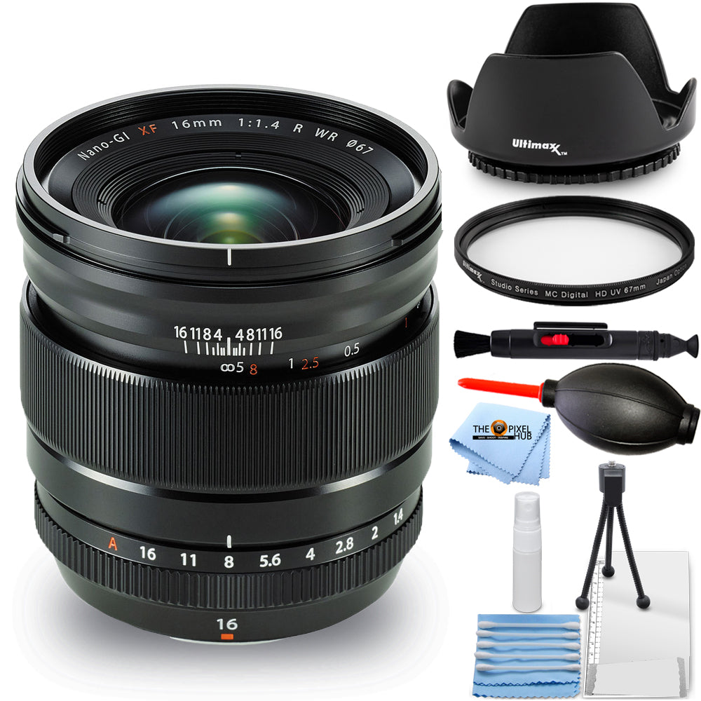 FUJIFILM XF 16mm f/1.4 R WR Objektiv 16463670 - Essential UV-Filterpaket