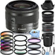 Canon EF-M 15-45mm IS STM Lens (Graphite) + Filter Kit Bundle - White Box Canon