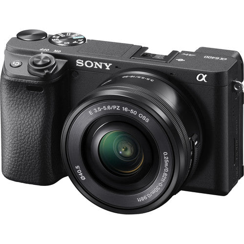 Spiegellose Digitalkamera Sony Alpha a6400 mit 16-50-mm-Objektiv – ILCE-6400L/B