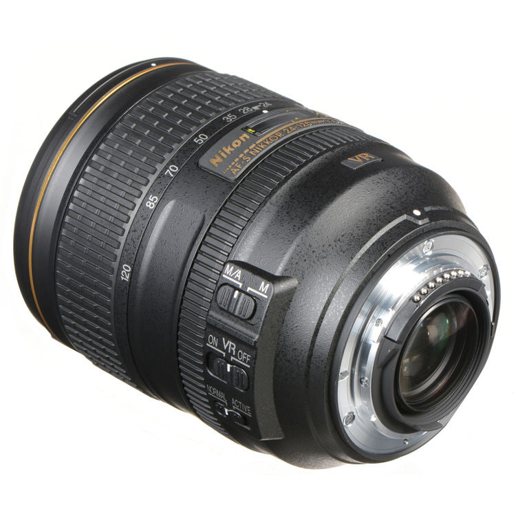 Nikon AF-S NIKKOR 24–120 mm 1:4G ED VR-Objektiv 2193 + Filter-Kit + Objektivtasche im Paket