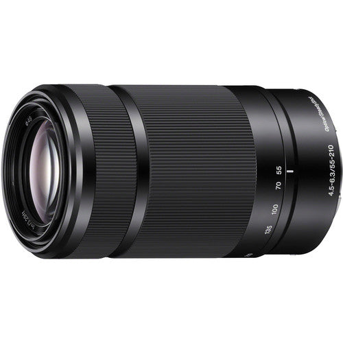 Sony E 55–210 mm f/4,5–6,3 OSS E-Mount-Objektiv (Schwarz) – SEL55210/B